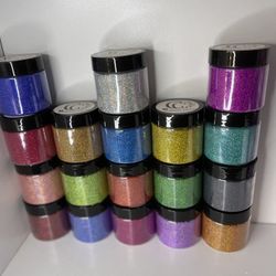 Set 8 glitter  