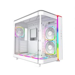 Like New (99% New) High-End Gaming PC Desktop Computer Case With 6  Fans 2  140mm and 4  120mm