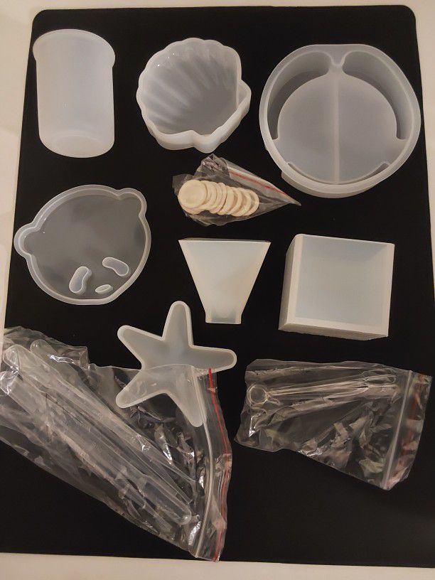 Resin Molds Silicone Kit With Tools Set Included (13)
