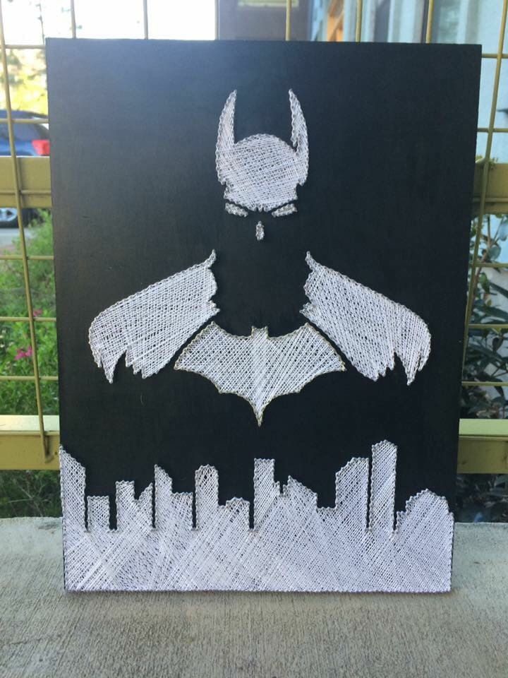 Batman string art