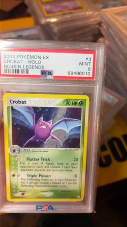 PSA 9 Crobat Holo Hidden Legends 2004 Pokemon EX