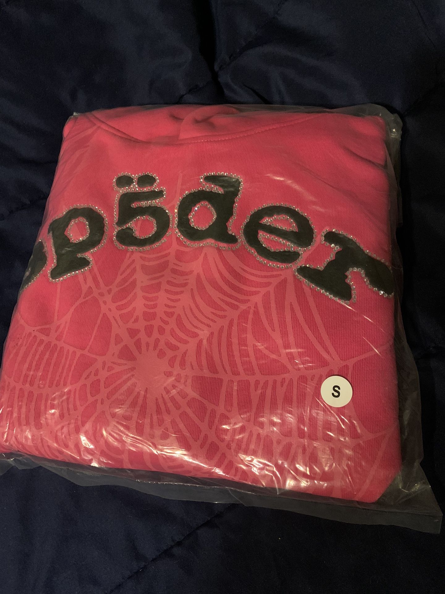 Sp5der Hot Pink/Black Hoodie