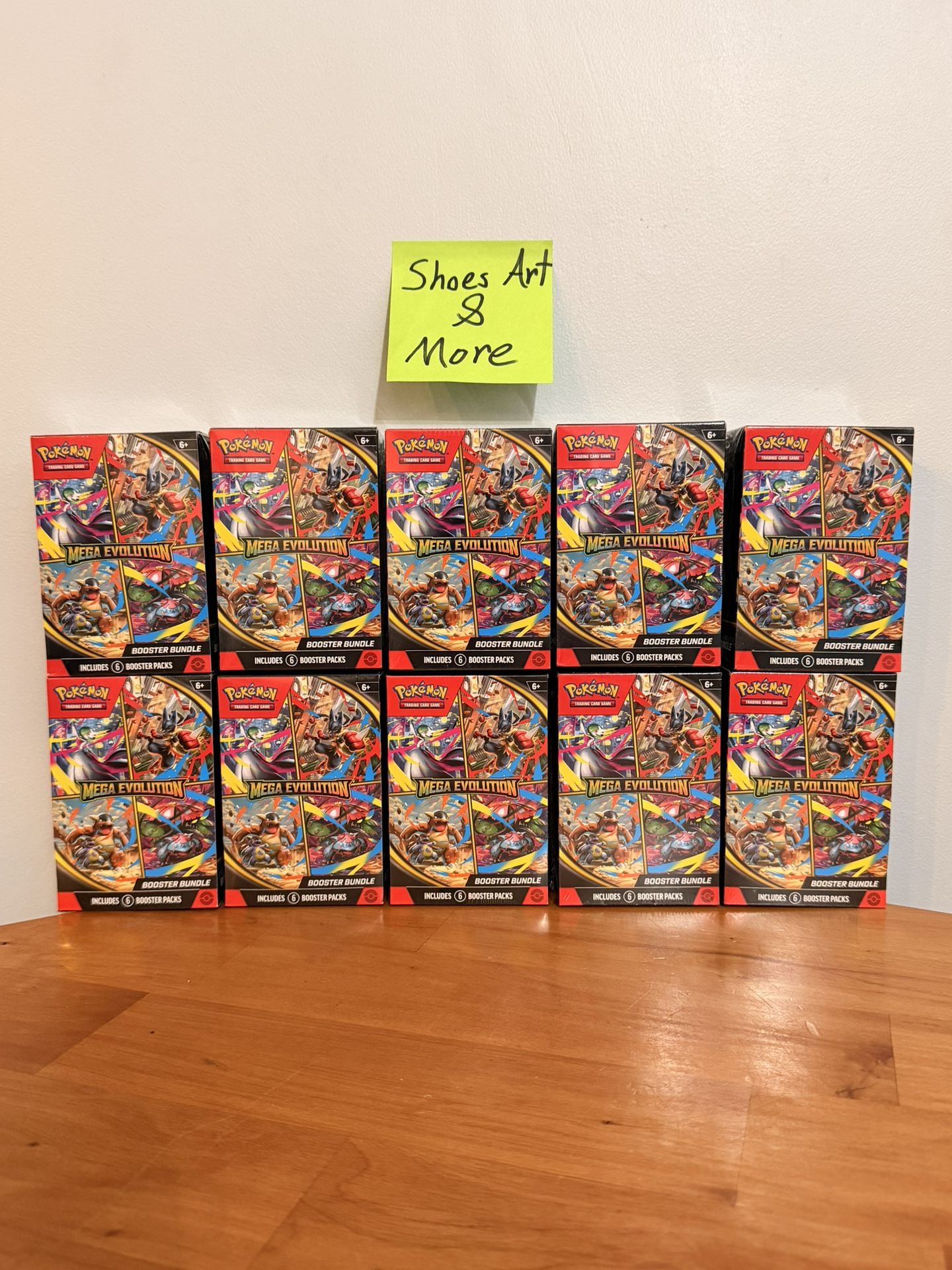 (Lot Of 10) Mega Evolutions Booster Bundles “Factory Sealed