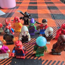  Authentic Spiderman  Lego Minifigures