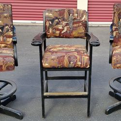Pool Table Pub Chairs