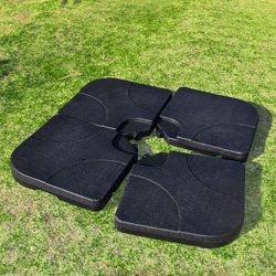 4 - Piece Universal Standard Cross Base Umbrella Weights 