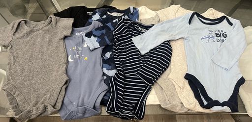 Bundles Baby Place onsies (NB, 0 to 3 months)