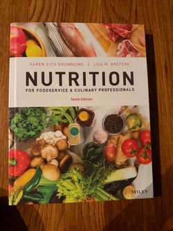 Nutrition for Foodservice & Culinary Professionals 10th Edition