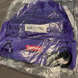 Supreme x New Era Shop Beanie - Los Angeles Purple New