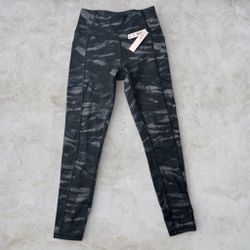 Victoria's Secret Black and Gray Leggings