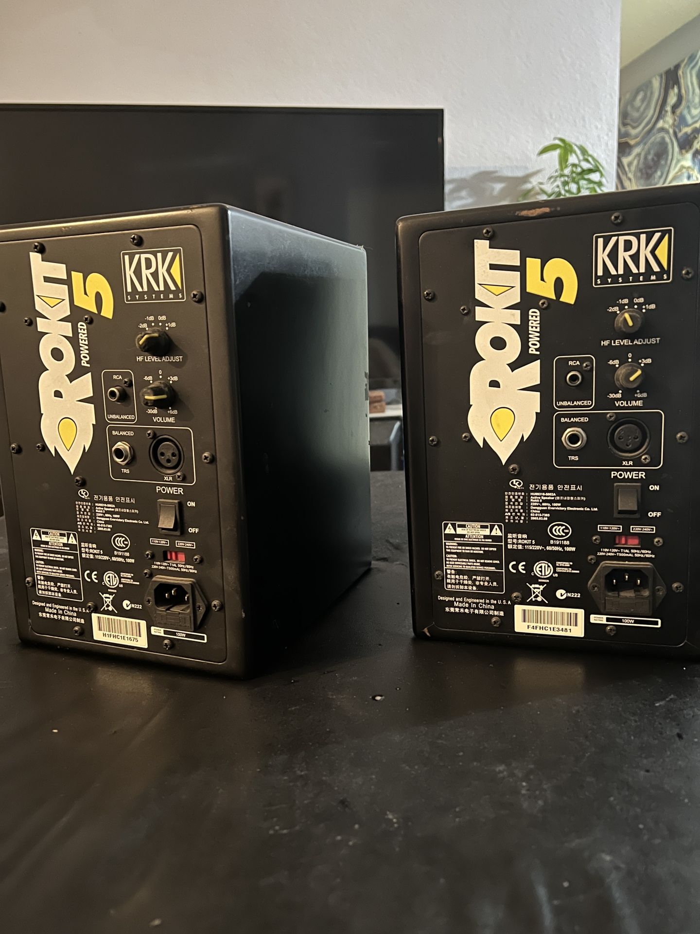 Studio monitors