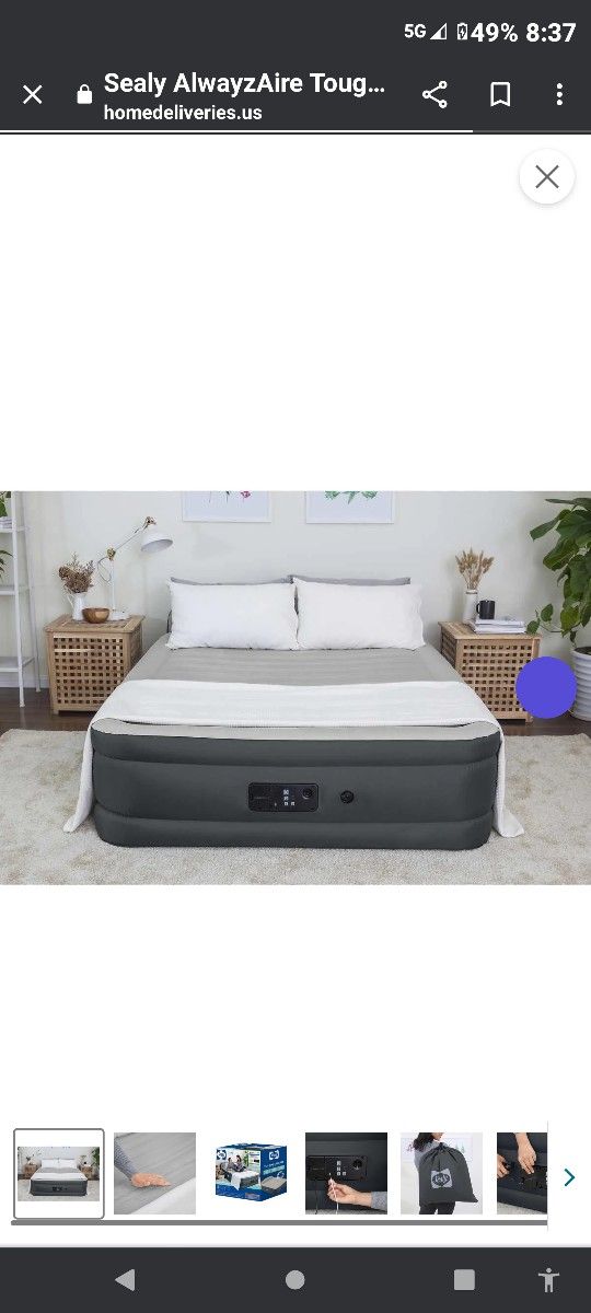SEALY AlwayzAire Tough Guard Mattress Queen