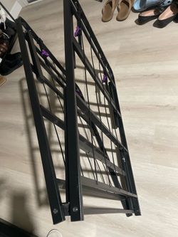 Twin foldable frame and mattress