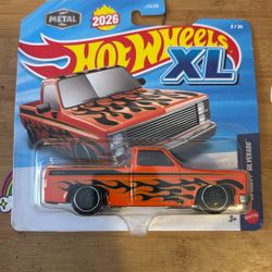 Hot Wheels Orange Silverado 