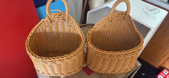 Hanging Rattan baskets