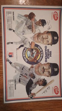 1984 Detroit Tigers Placement 