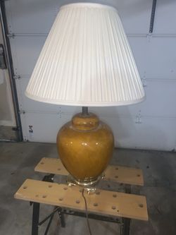 Ceramic Lamp 30 1/2”