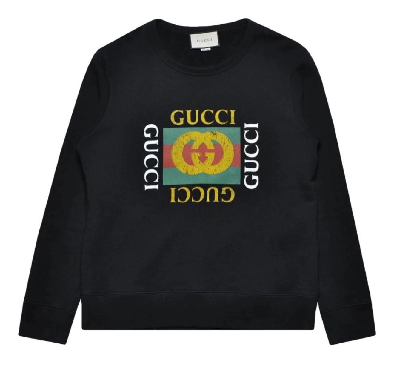Gucci Distressed Chest Logo Vintage