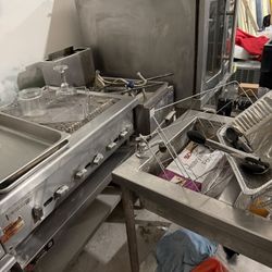 Stove Oven Flat Grill A Grill Deep Fryer