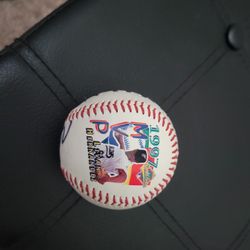 1997 world series Signed baseball Livan Hernandez Auto Signed Autograph Marlins