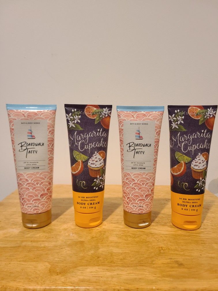 4 Bath & Bodyworks Body Creams