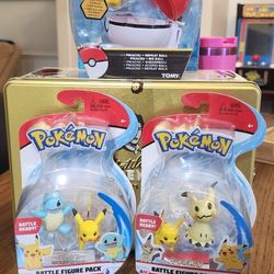 Pokemon Figures X3
