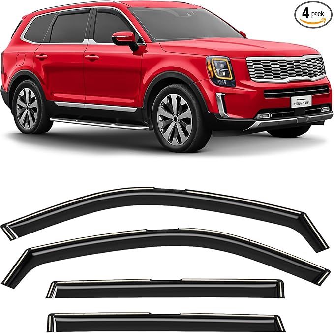 Car Window Visor Set for 2020-2025 Kia Telluride