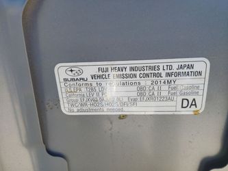 Good For Subaru 2014