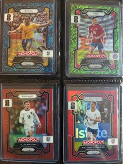 Monopoly Panini Prizm Soccer Cards