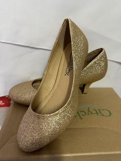 Cityclassified Comfort Gold Heels