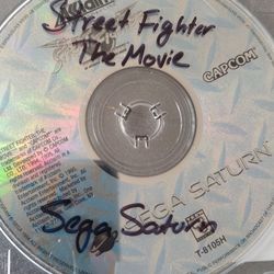 Street Fighter The Movie Video Game Sega Saturn 🪐