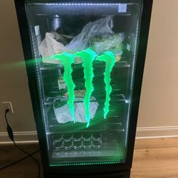 Monster Energy Fridge cooler IDW G10 Illuminating Glass Door