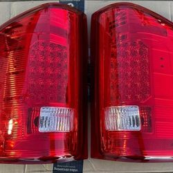 07-13 Chevy Silverado 1500 & HD Models LED Tail Lights Luces Traseras Calaveras Micas Faros Lamps