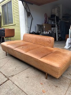 Cb2 leather daybed