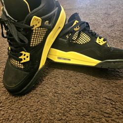 Air Jordan 4s Thunder Yellow