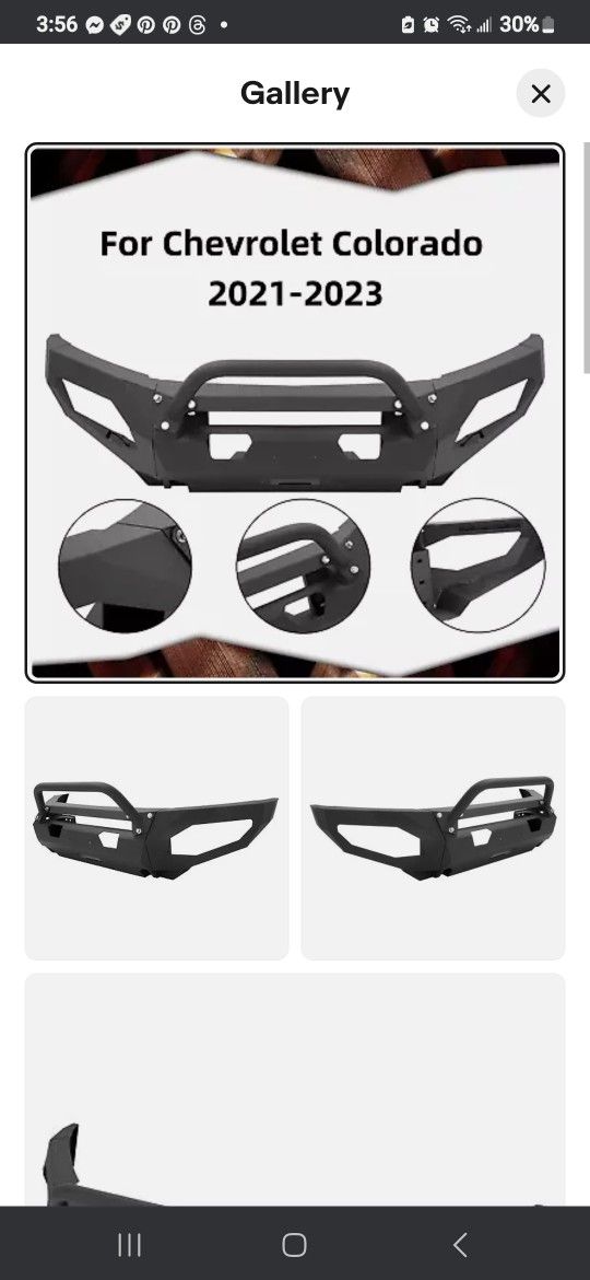 For Chevrolet Colorado 2O21 TO 2O23 Front Bumper Assembly w/Winch Plate Heavy Duty