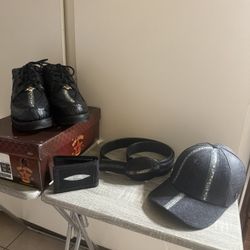 Casual Shoes Real Stingray/Ostrich Sets