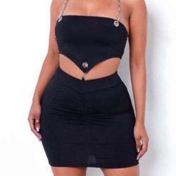 2 Pcs Skirt And Top Set