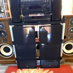 VINTAGE 1980’s FISHER STV-758 3-WAY SPEAKERS
