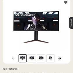 Lg 34’ Curved Monitor