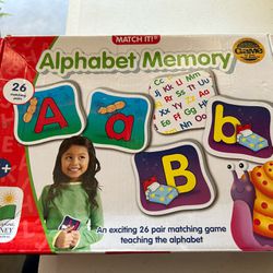 Alphabet’s Memory Game  Great Condition 