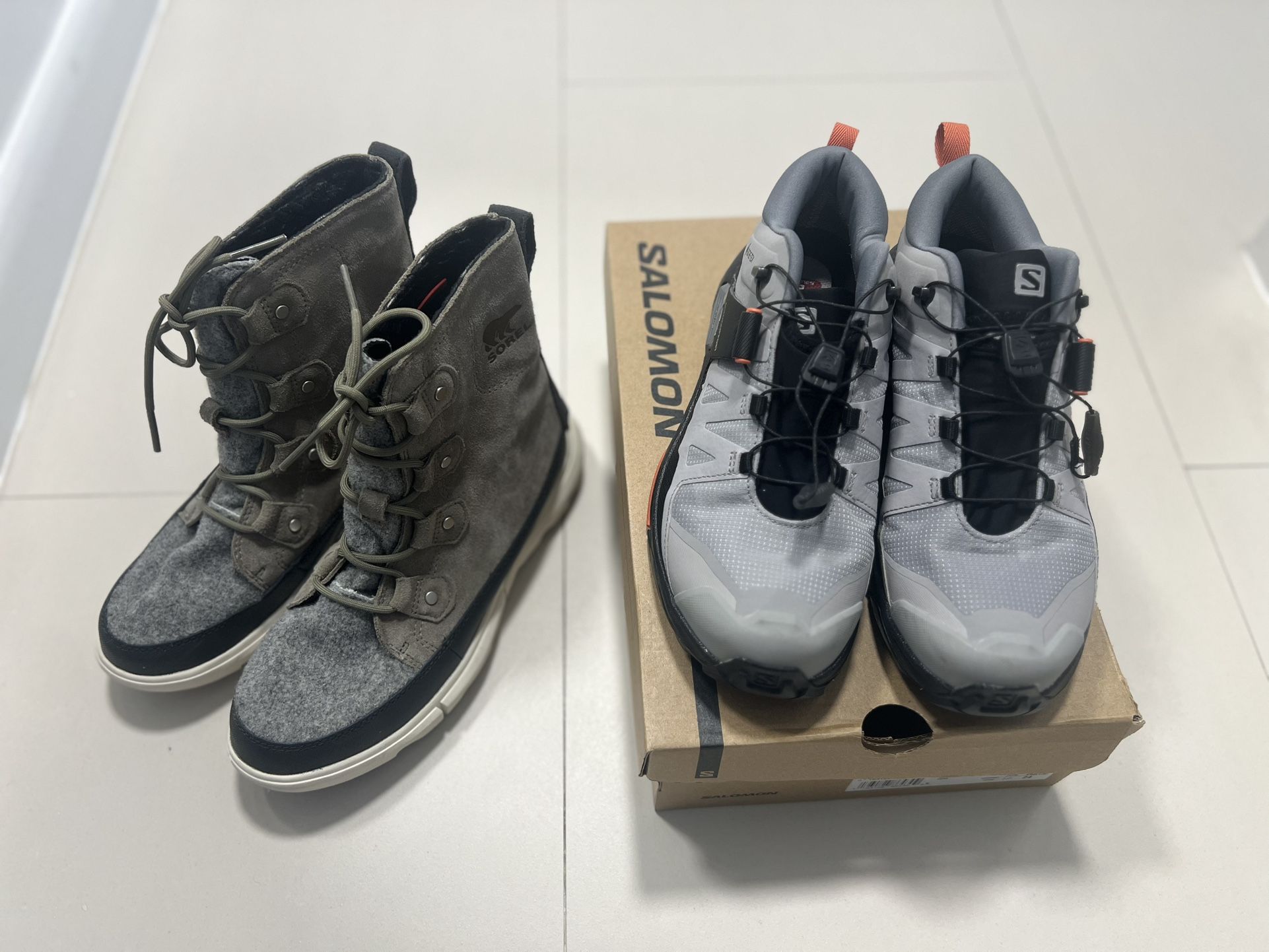 SOREL And SALOMON HIKING BOOTS 🥾