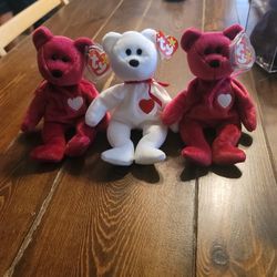 Ty Set Of 3 Beanie Babies!