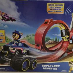 PAW Patrol: Rescue Wheels Super Loop Tower HQ with

Lights, Sounds, Vehicle & Figure