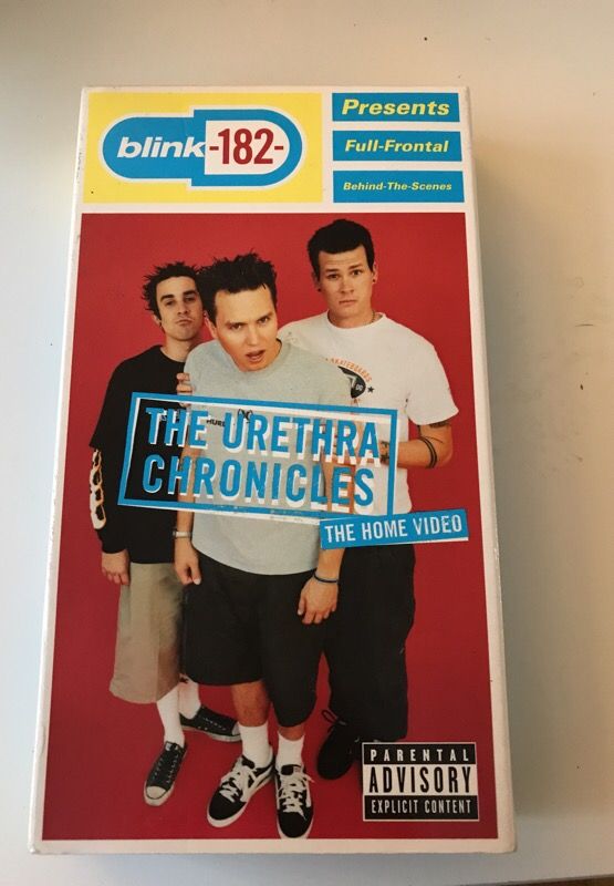 Blink 182 the urethra chronicles vhs tape