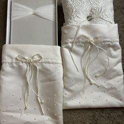 Ring Pillow and Guestbook 