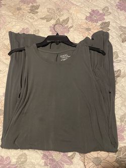 Time and tru (L) dark grey dress