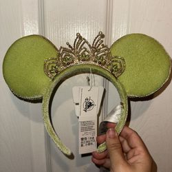DisneyParks Baublebar Tiana Minnie Ears Headband 