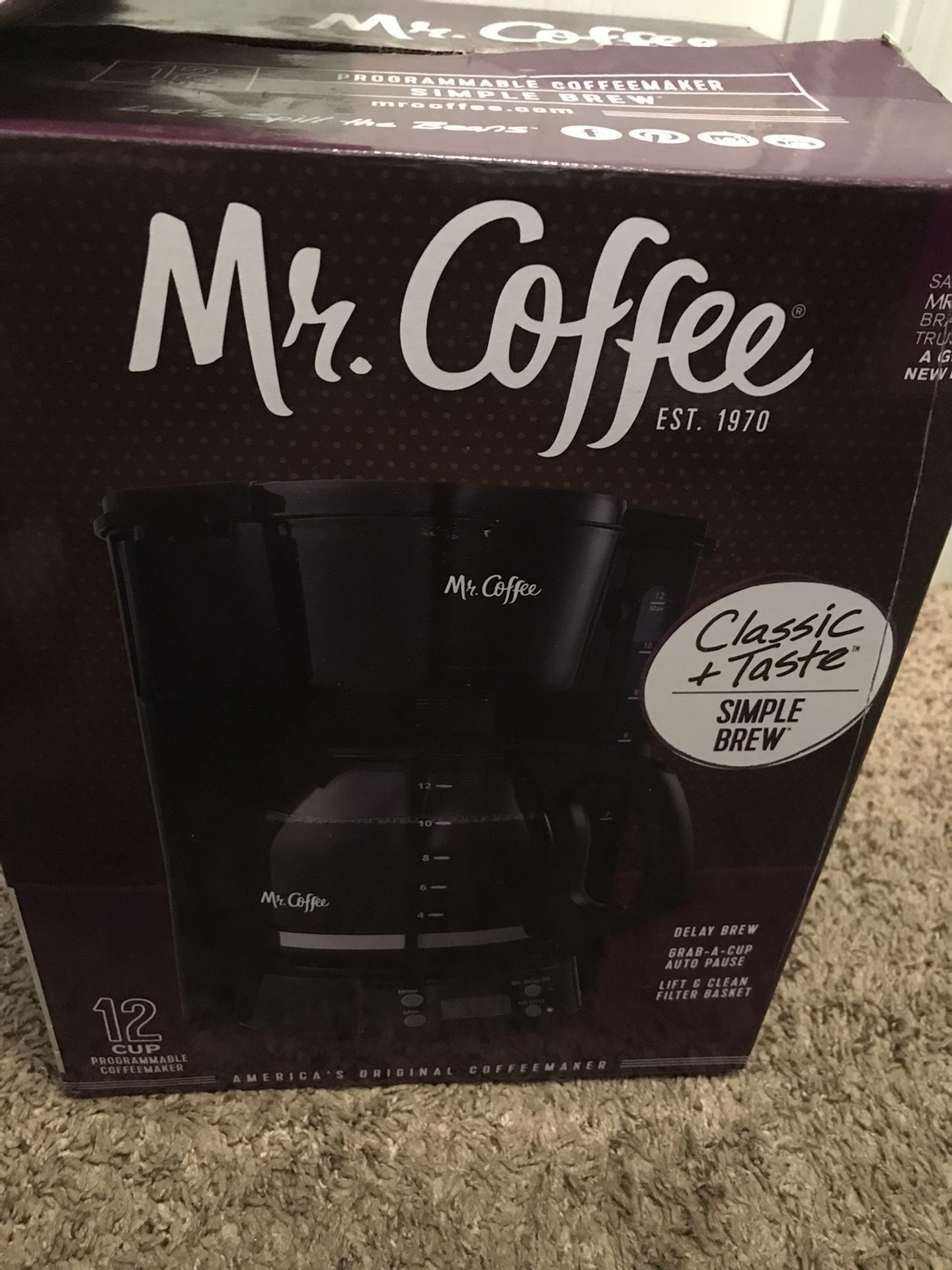 New Mr Coffee 
