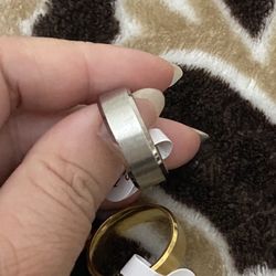 Men’s Fashion Stainless Steel Wedding Band Size 10